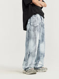 Loose-Fitting Gradient Swoosh Jeans