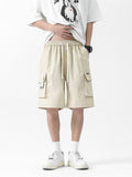 Casual Multi-Pocket Drawstring Cargo Shorts