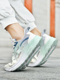 Contrast Color Breathable Running Shoes