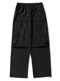 Splicing Multi-Pocket Slacks Cargo Pants