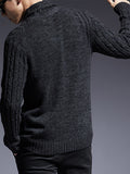 Men'S Thickened V-Neck Casual Button Down Sweater