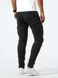 Cargo Denim Multi-Pocket Jeans