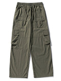 Splicing Multi-Pocket Slacks Cargo Pants