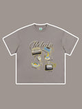 Cartoon Print Quick-Drying Kids T-Shirt