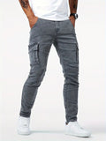 Cargo Denim Multi-Pocket Jeans