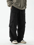 Splicing Multi-Pocket Slacks Cargo Pants