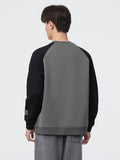 Men'S Colourblock Letter Hoodie