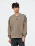 Men'S Threaded Loose Hoodie