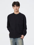 Minimalist Loose Fit Patch Pocket Hoodie