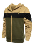 Men'S Color Matching Casual Coat