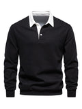 Men's Lapel Casual Hoodie