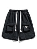 Casual Drawstring Multi-Pocket Cargo Shorts