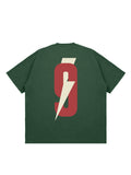 Lightning Letter Printed T-Shirt