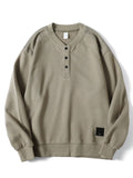 Men'S Threaded Loose Hoodie